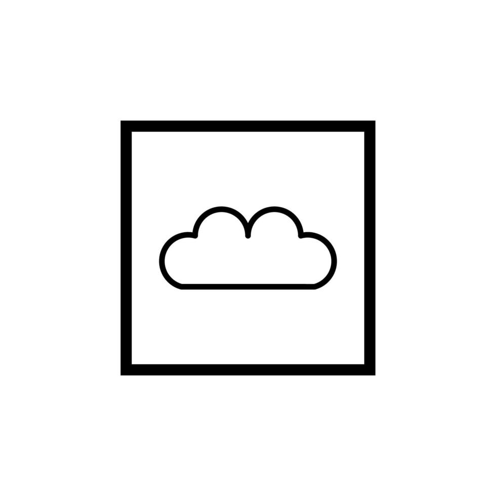 Online storage media icon vector design