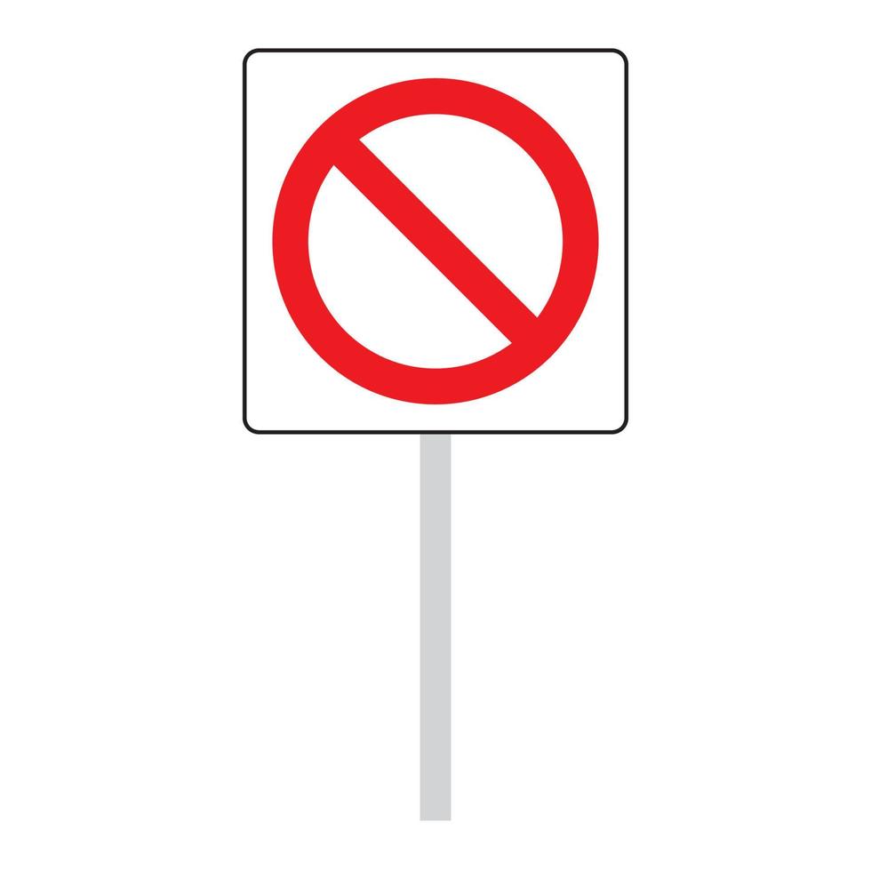 Road sign vector design