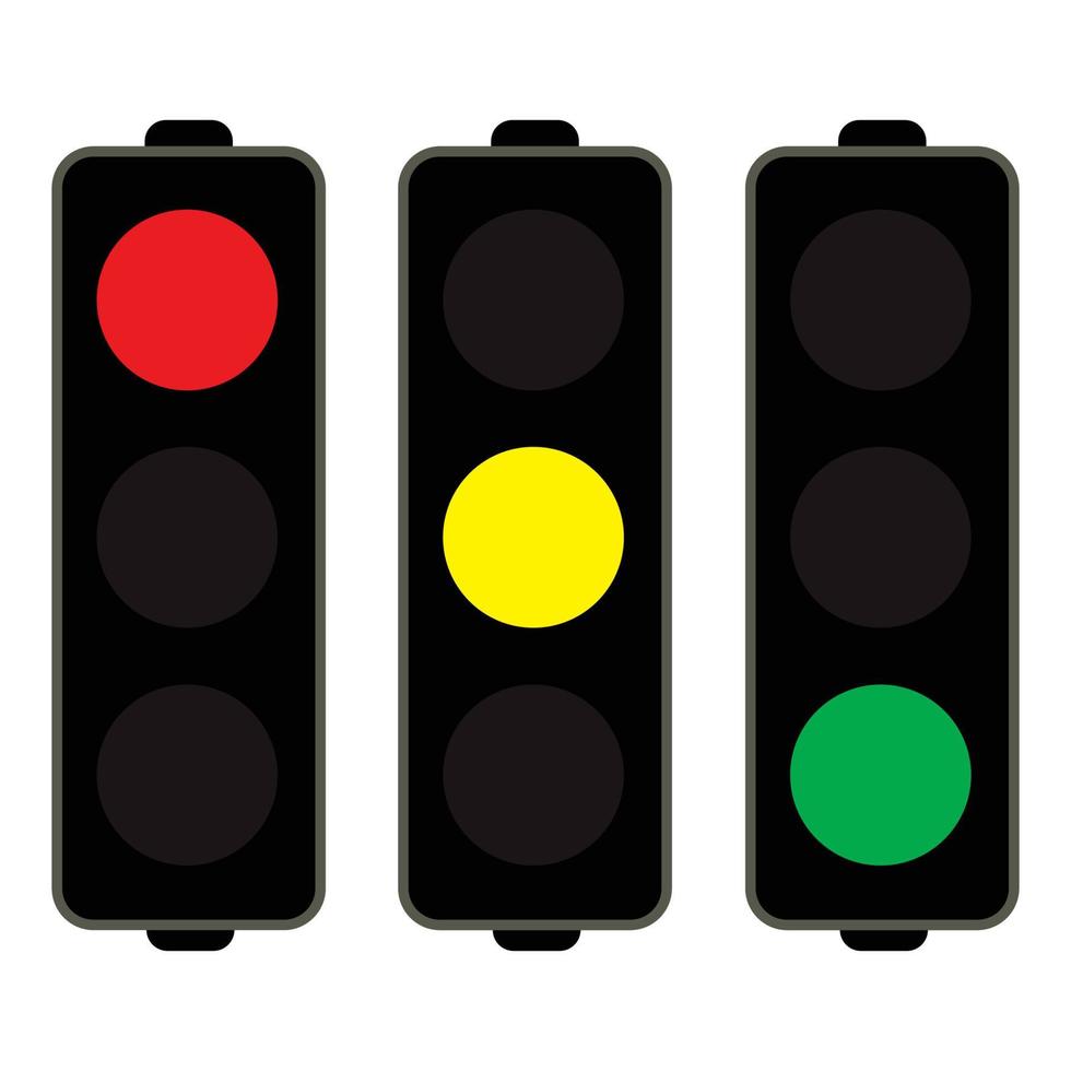 Traffic light vector design