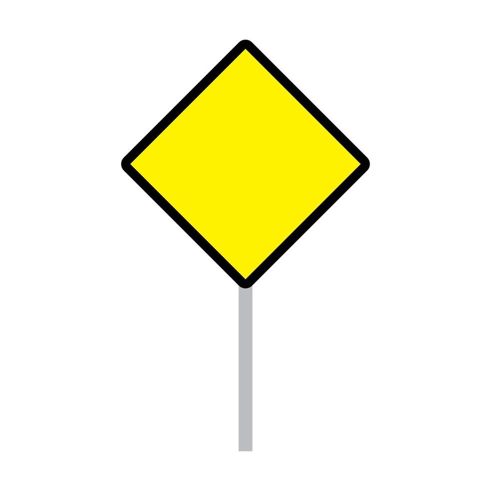 Road sign vector design