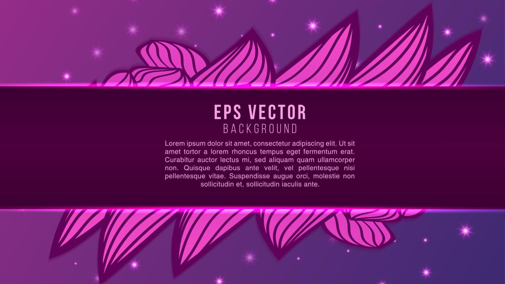 Purple Doodles elements background with fluid gradient. Dynamic shapes composition vector