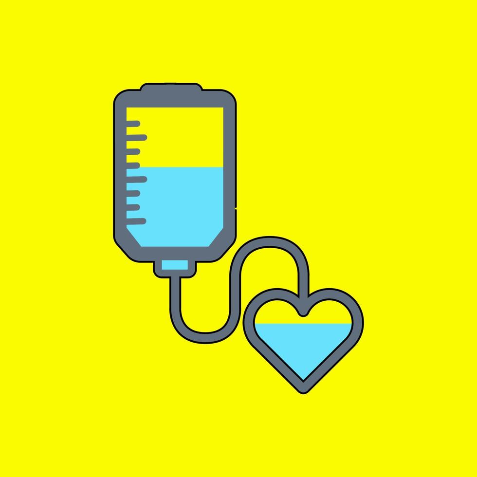 Infusion icon vector design