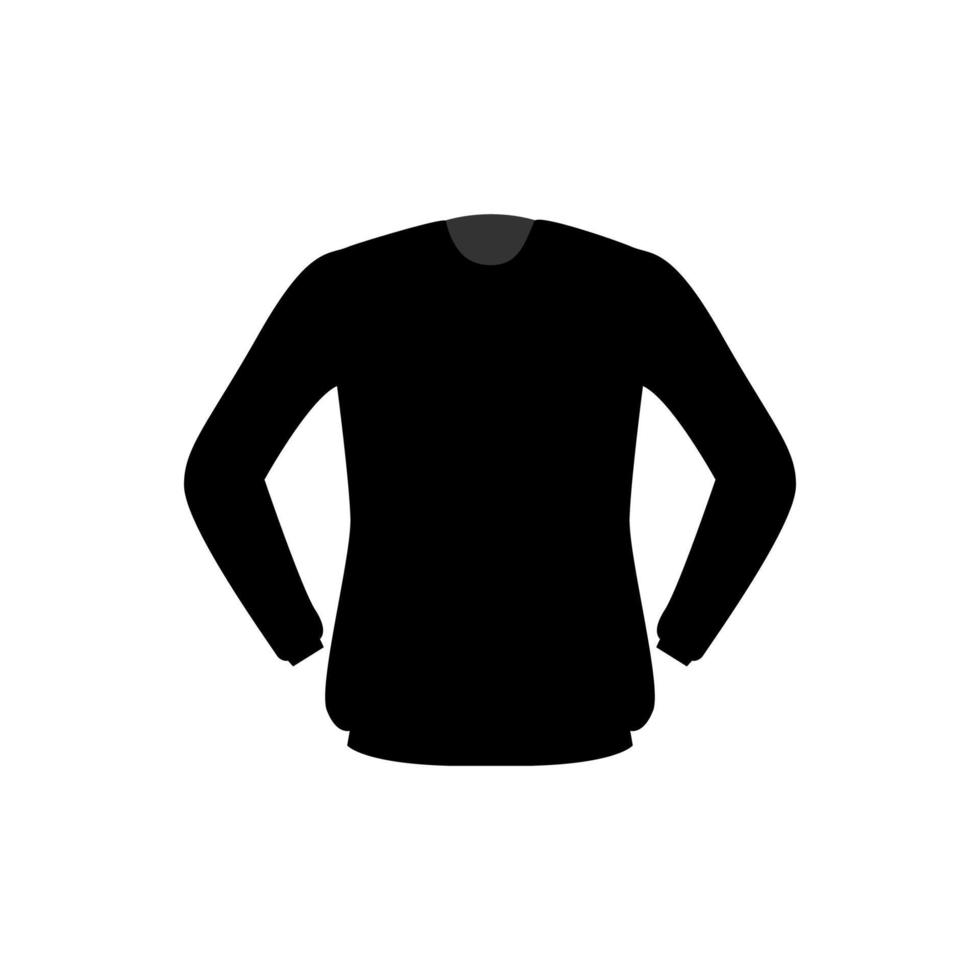 Long sleeve t-shirt icon vector design