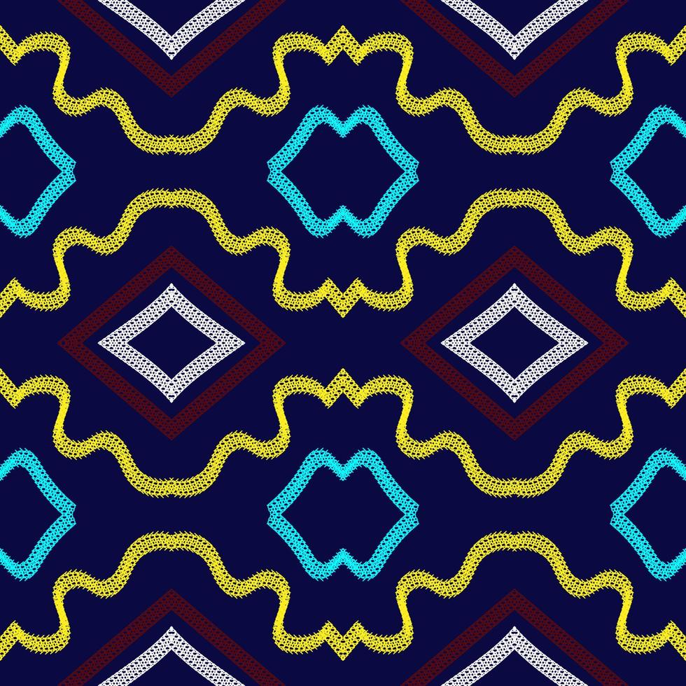 Fabric textile line graphic shape seamless pattern. Abstract geometric antique vintage retro style. Art print vector design for textile, wallpaper, clothing, backdrop, tile, wrapping, background.