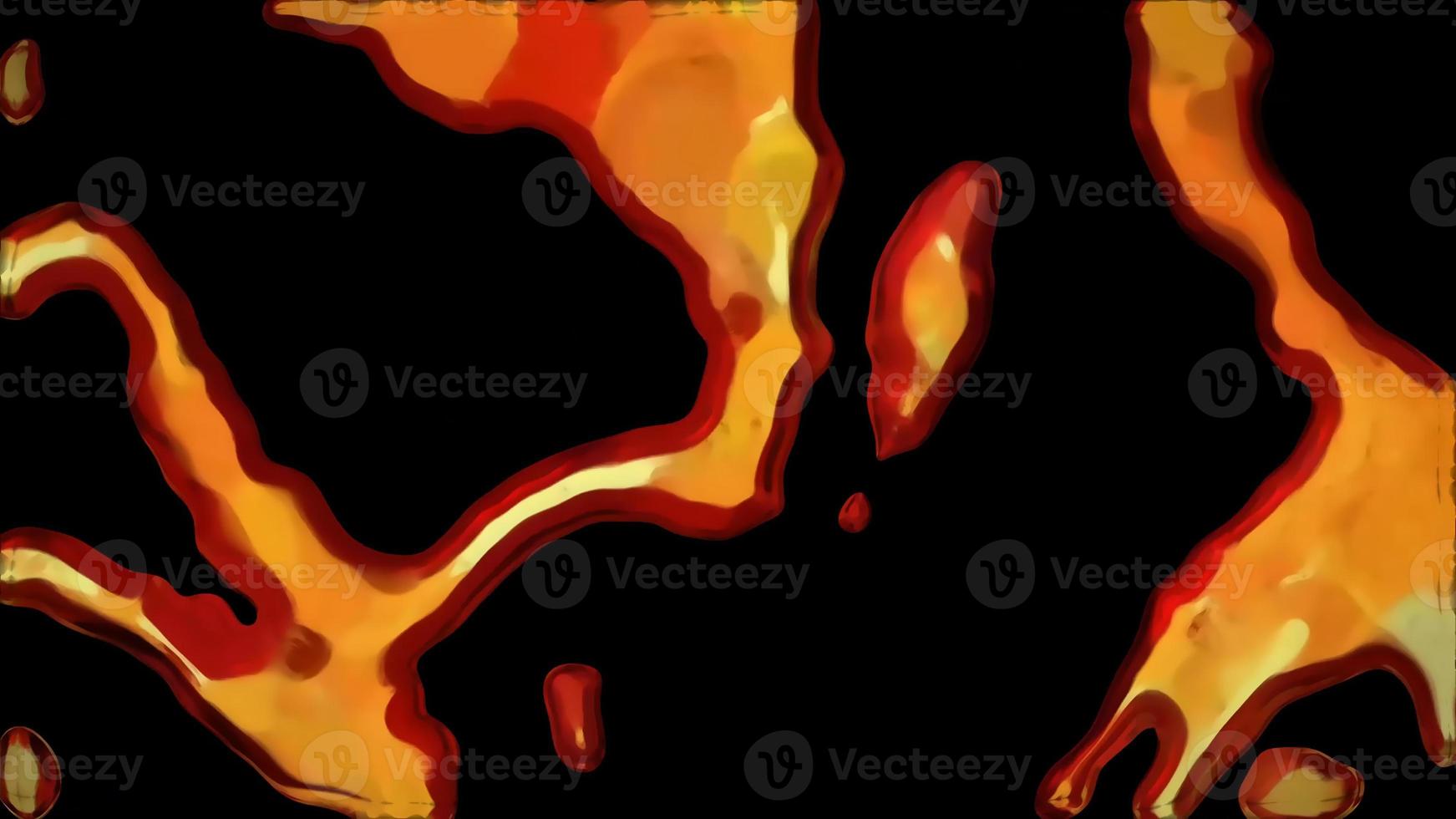 Digital Rendering Abstract Hot Fire Background photo