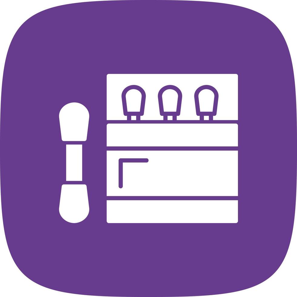 Cotton Swabs Creative Icon Design vector