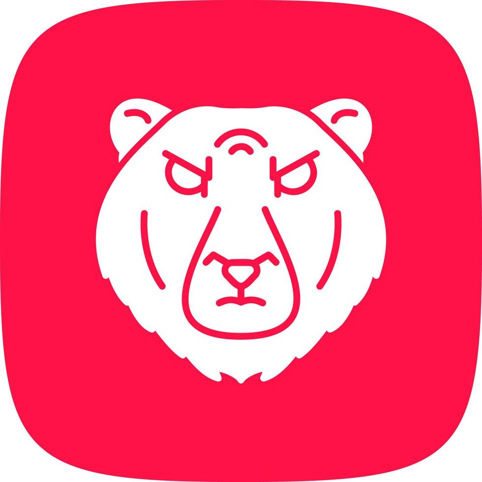 Polar Bear Creative Icon Design vector