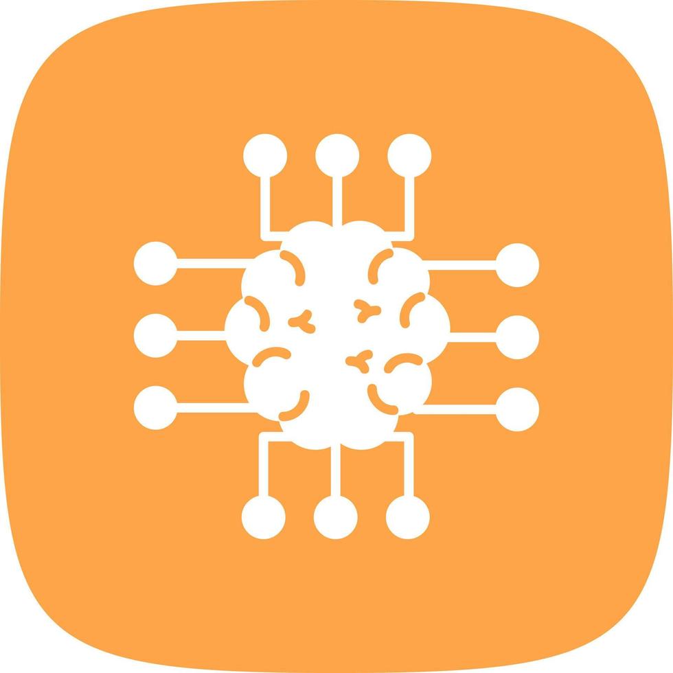 Neuroimaging Creative Icon Design vector