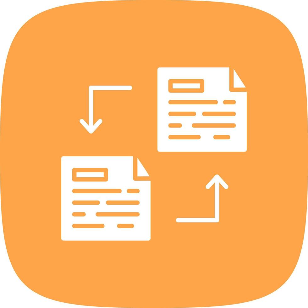File Transfer Creative Icon Design vector