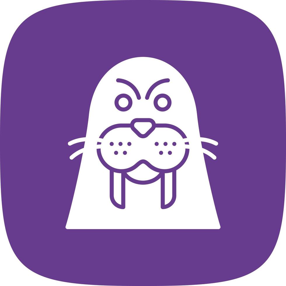 Walrus Creative Icon Design vector