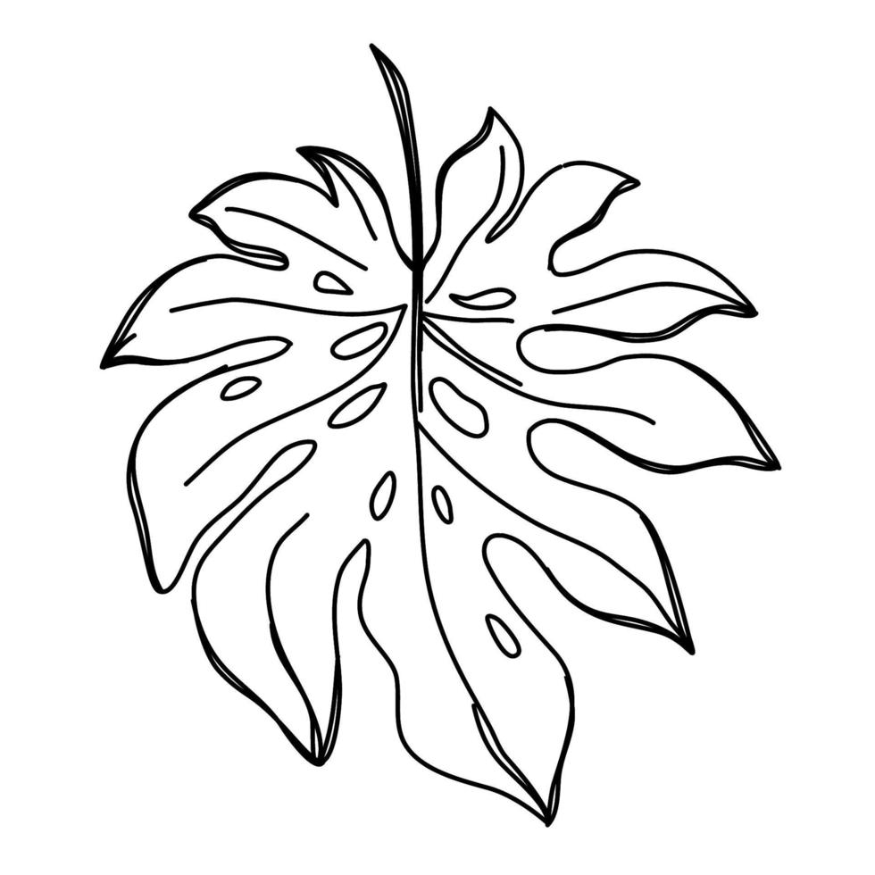 Flower One Line Drawing. Floral Minimalistic Style. Nature Symbol. Botanical Print. Continuous Line Art. Flowers Print. Minimalist Botanical Drawing. Vector EPS 10.