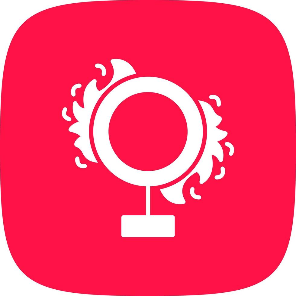 Fire Ring Creative Icon Design vector