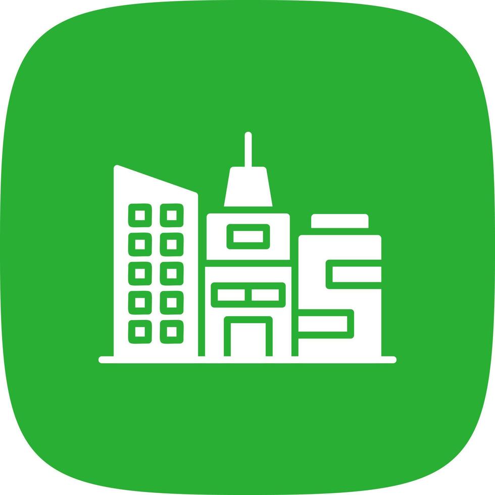 Property Building Creative Icon Design vector
