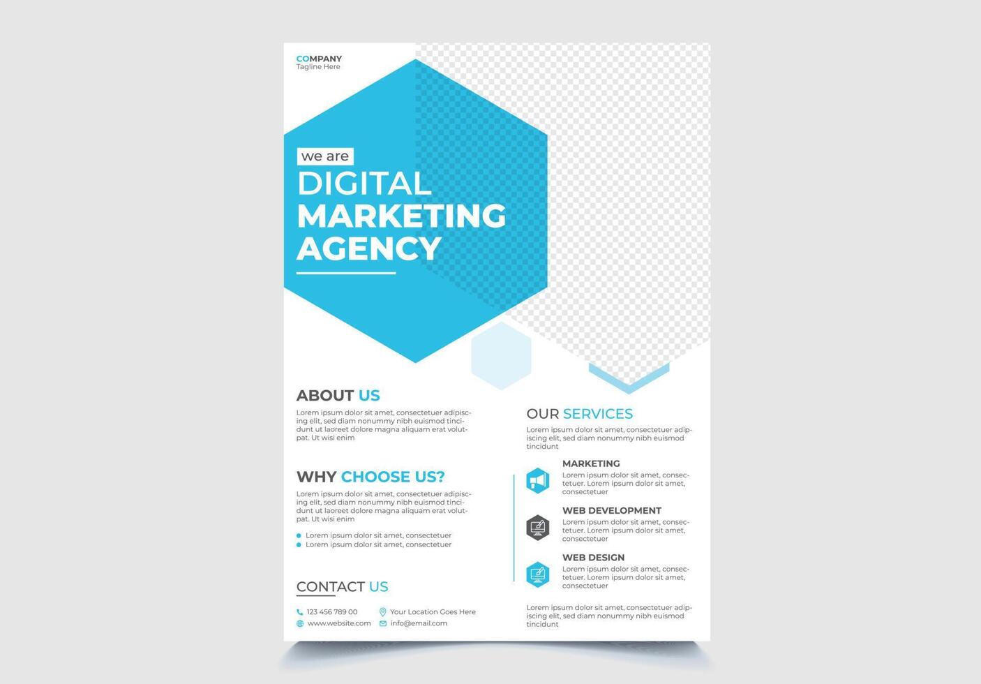 Corporate Business Flyer Design vector