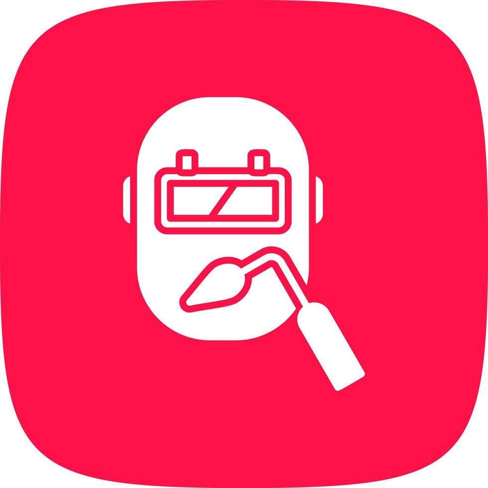Welding Mask Creative Icon Design vector