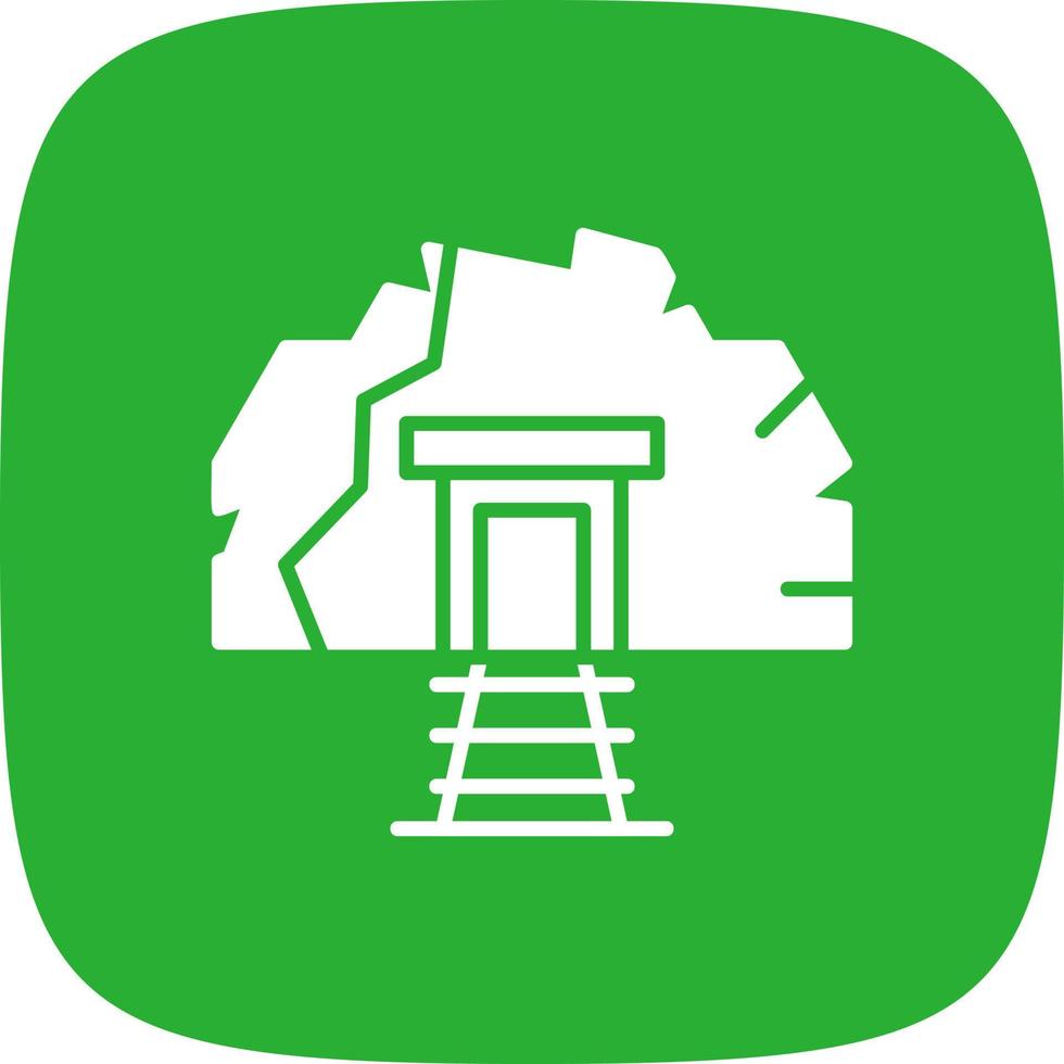 Gold Mine Creative Icon Design vector