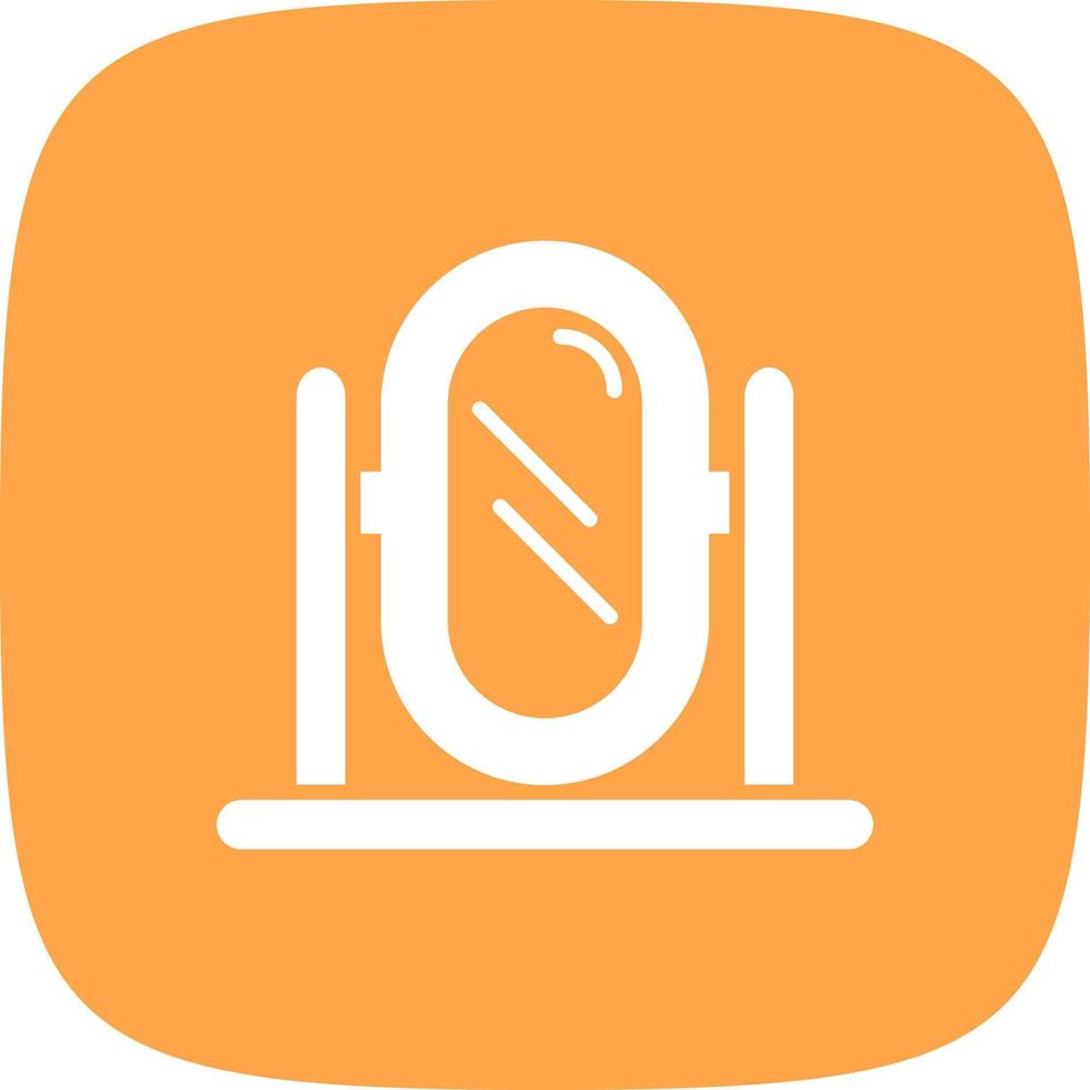 Mirror Creative Icon Design vector