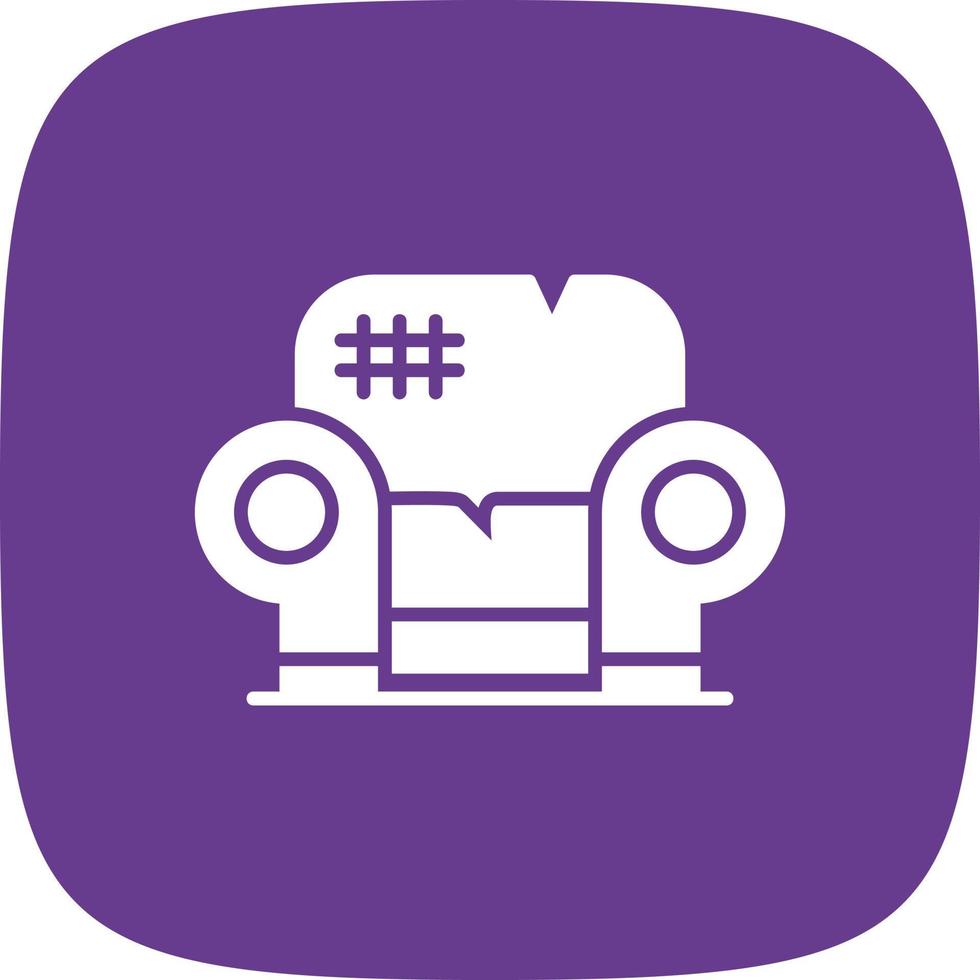 Sofa Creative Icon Design vector