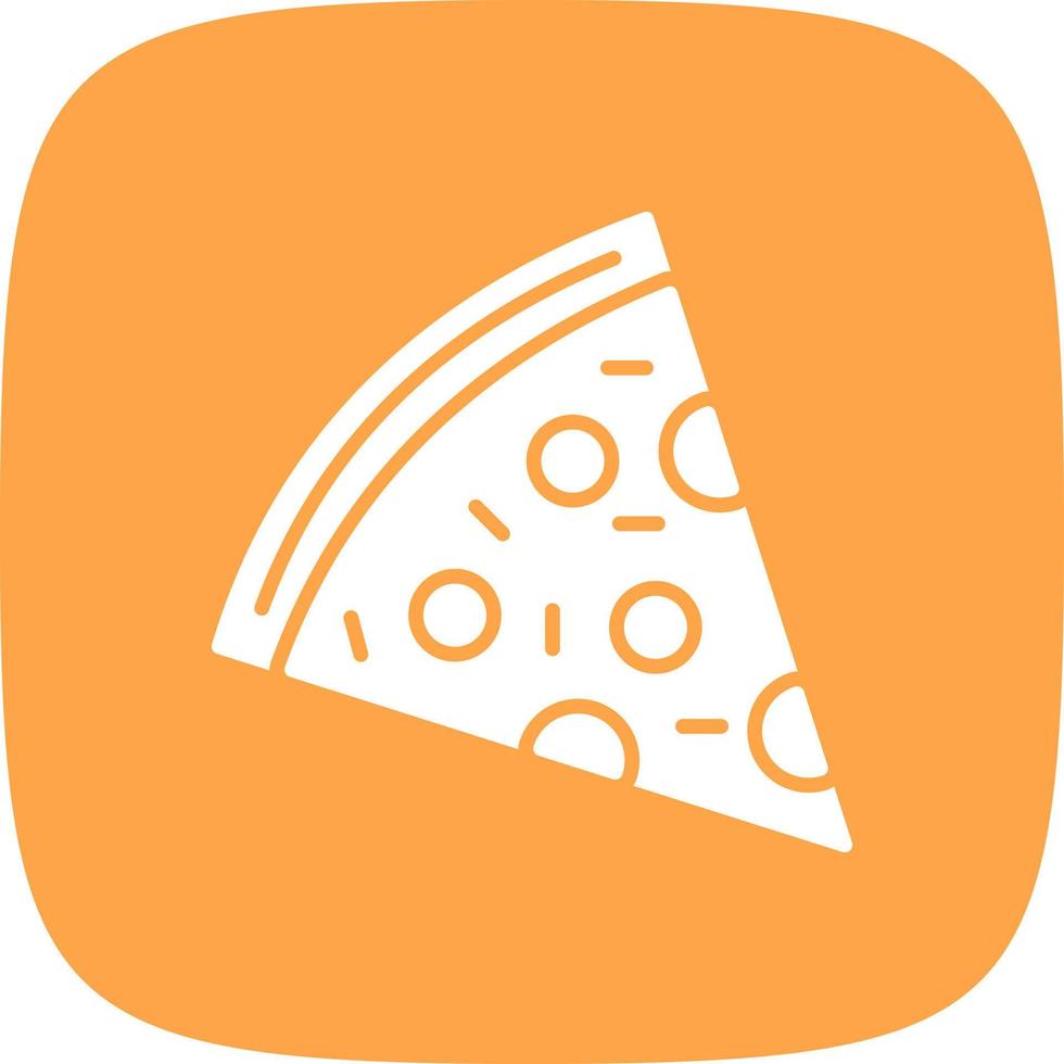 diseño de icono creativo de pizza vector