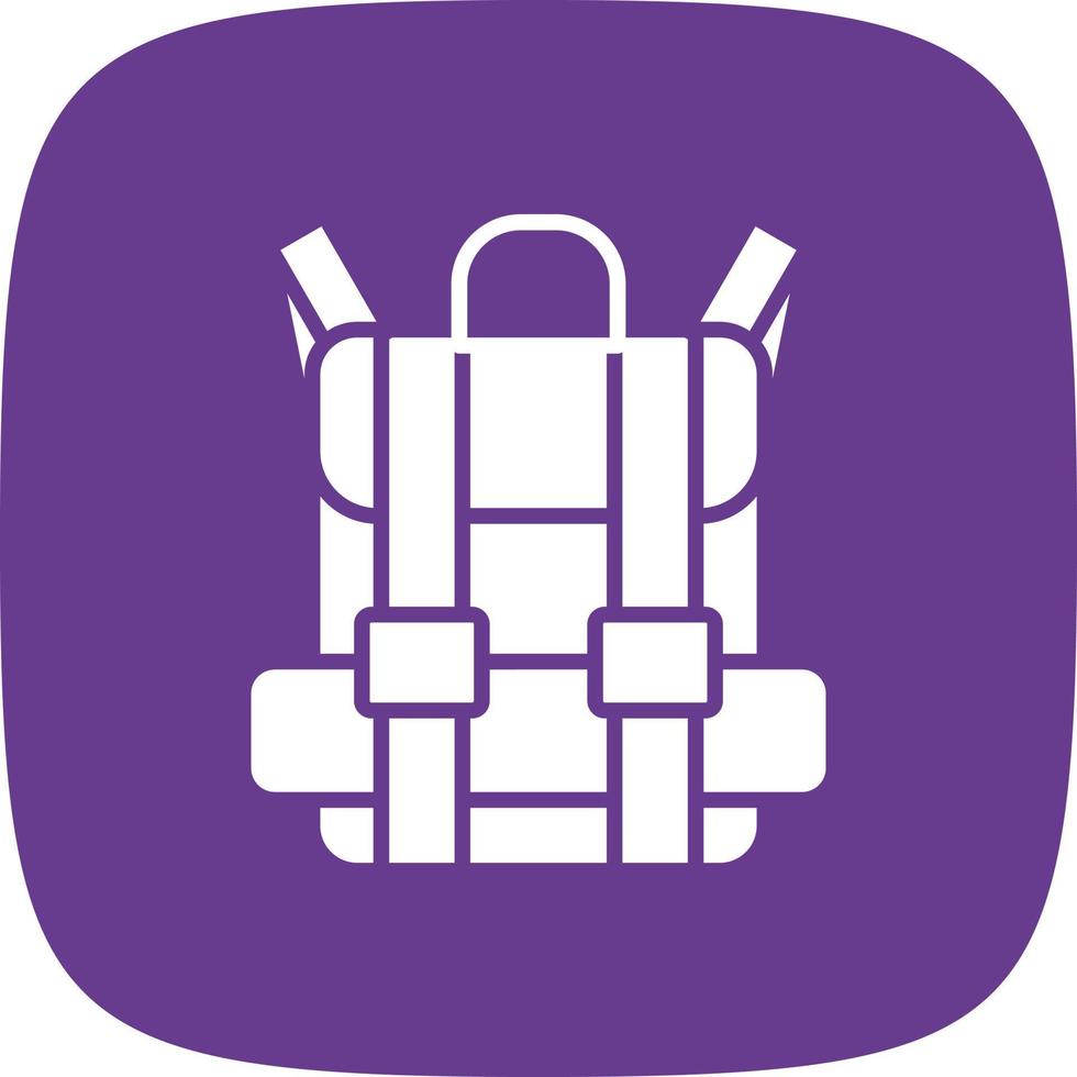 Travel Bag Creative Icon Design vector