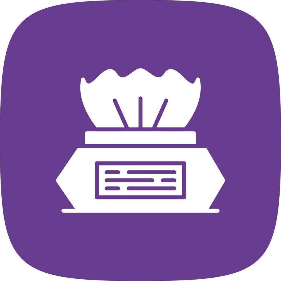 Makeup Remover Wipes Creative Icon Design vector