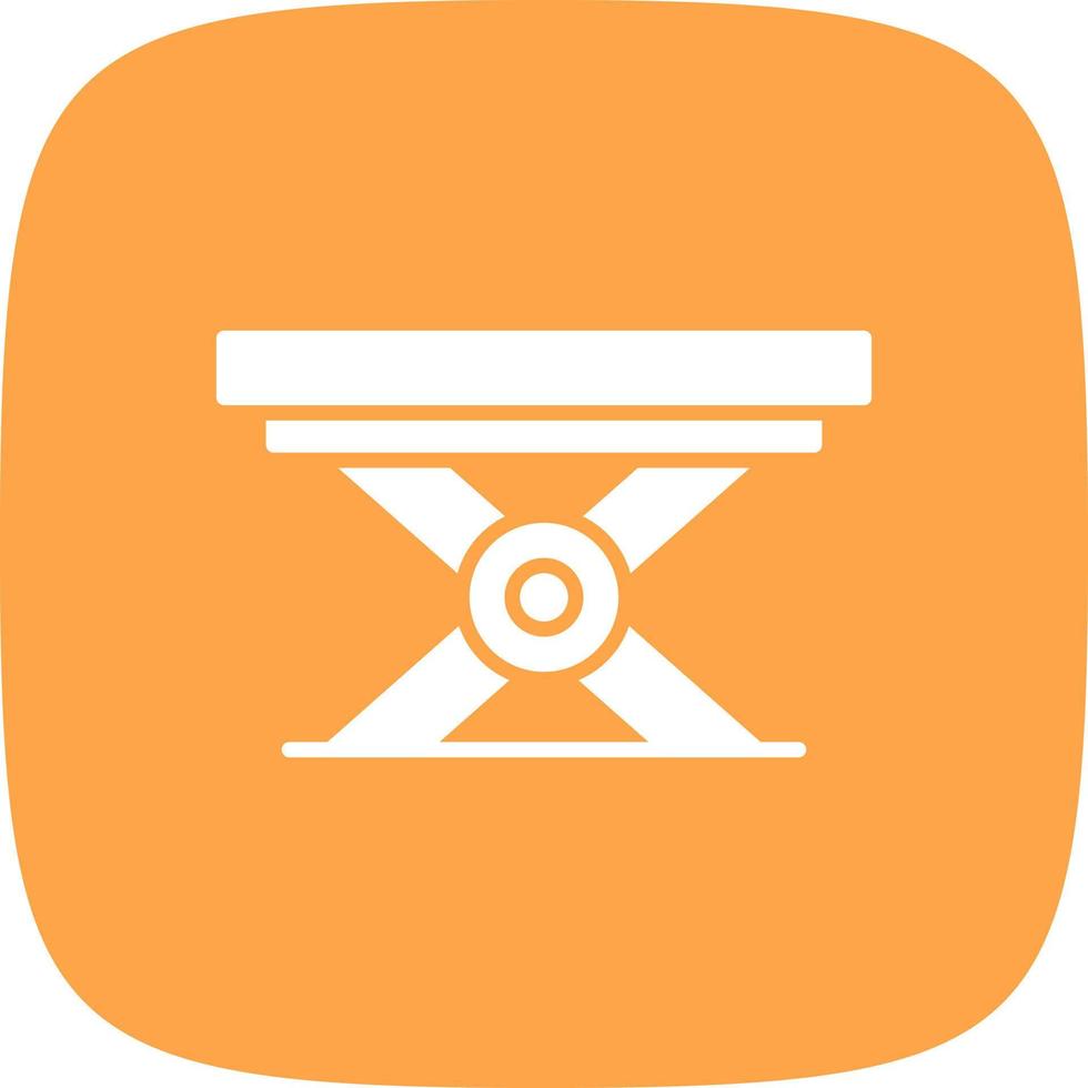 Folding Table Creative Icon Design vector