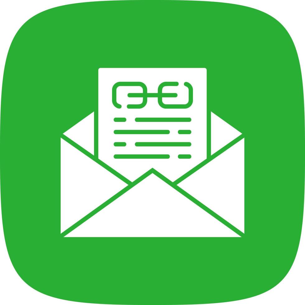 Email Link Creative Icon Design vector