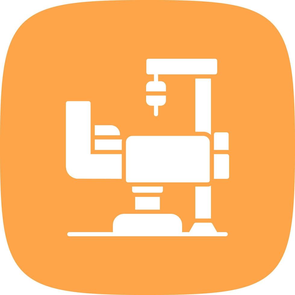Medical Bed Creative Icon Design vector