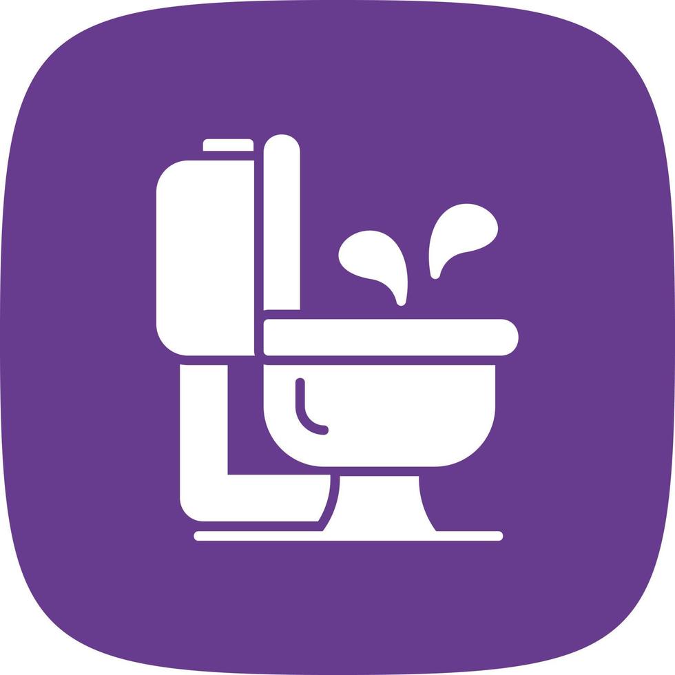 Toilet Creative Icon Design vector