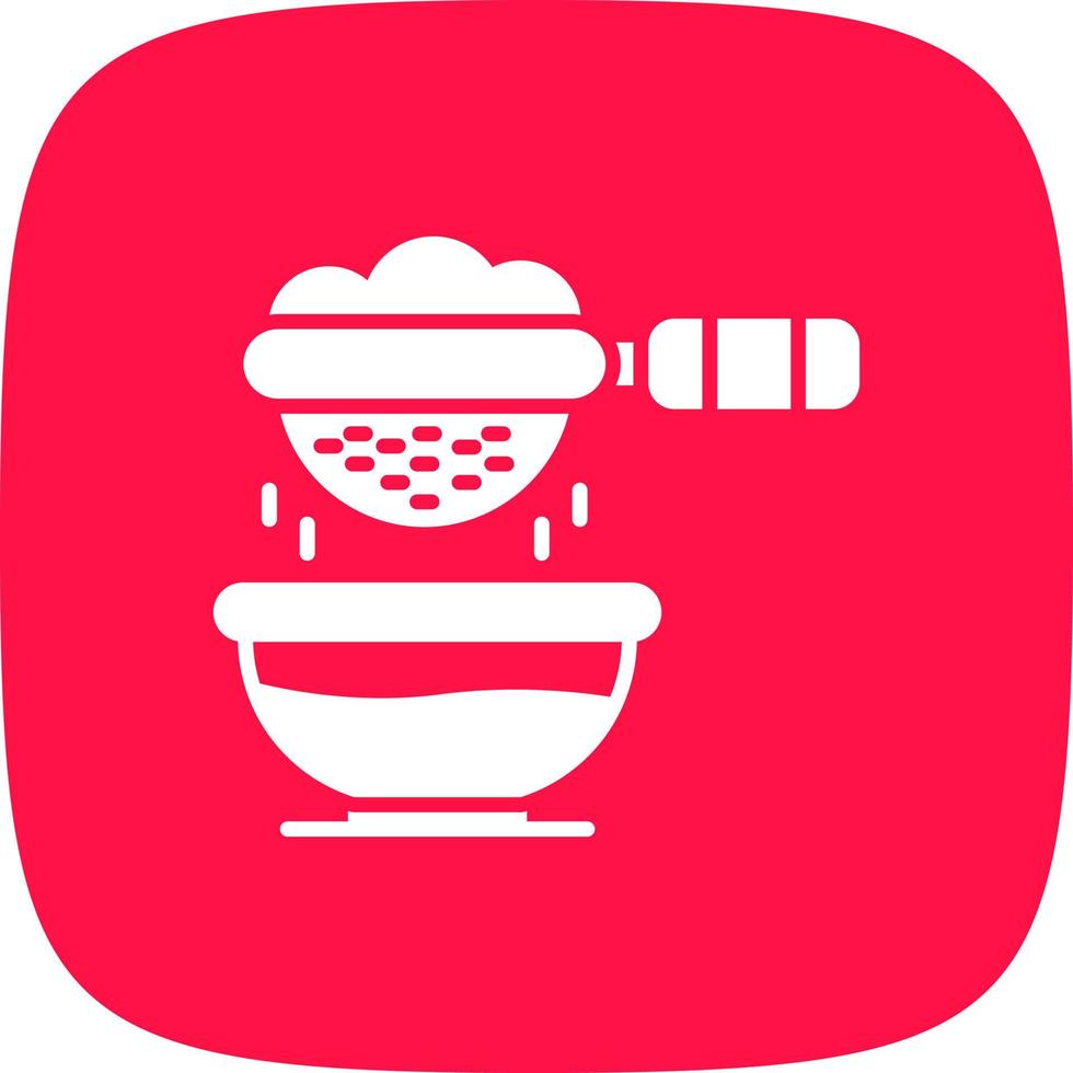 Strainer Creative Icon Design vector