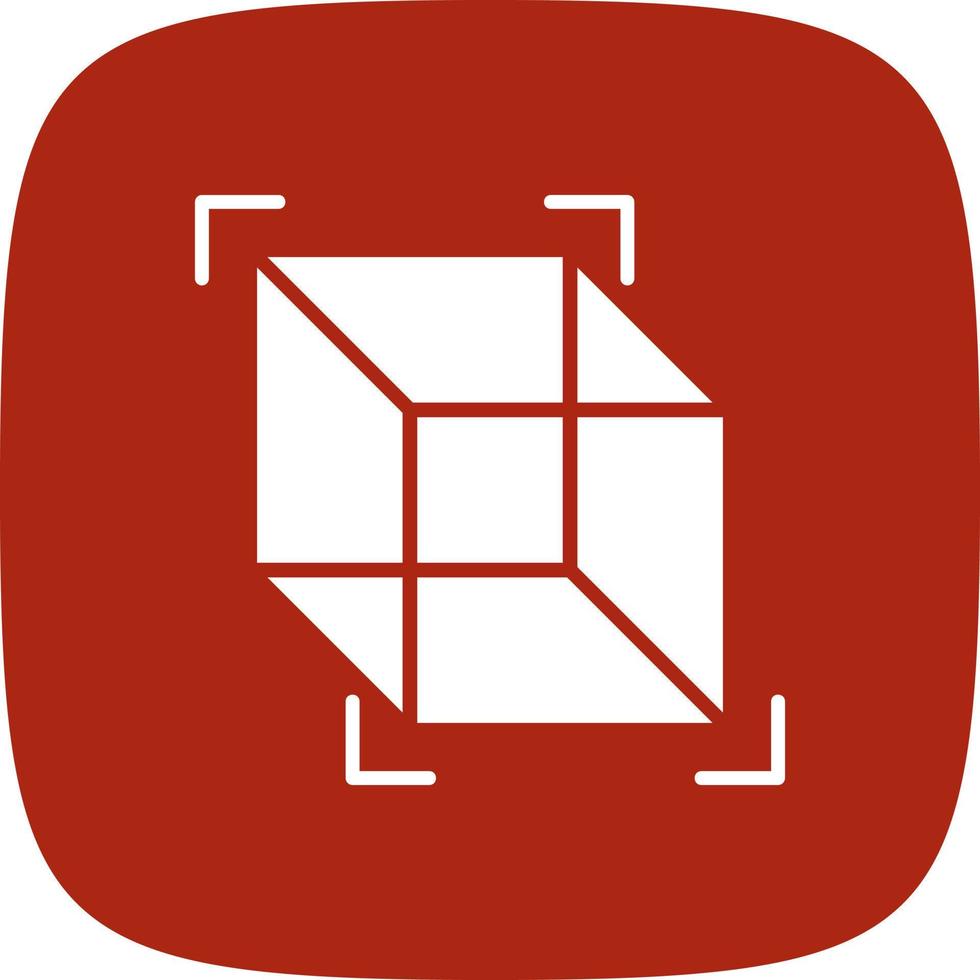 3d Cube Creative Icon Design vector