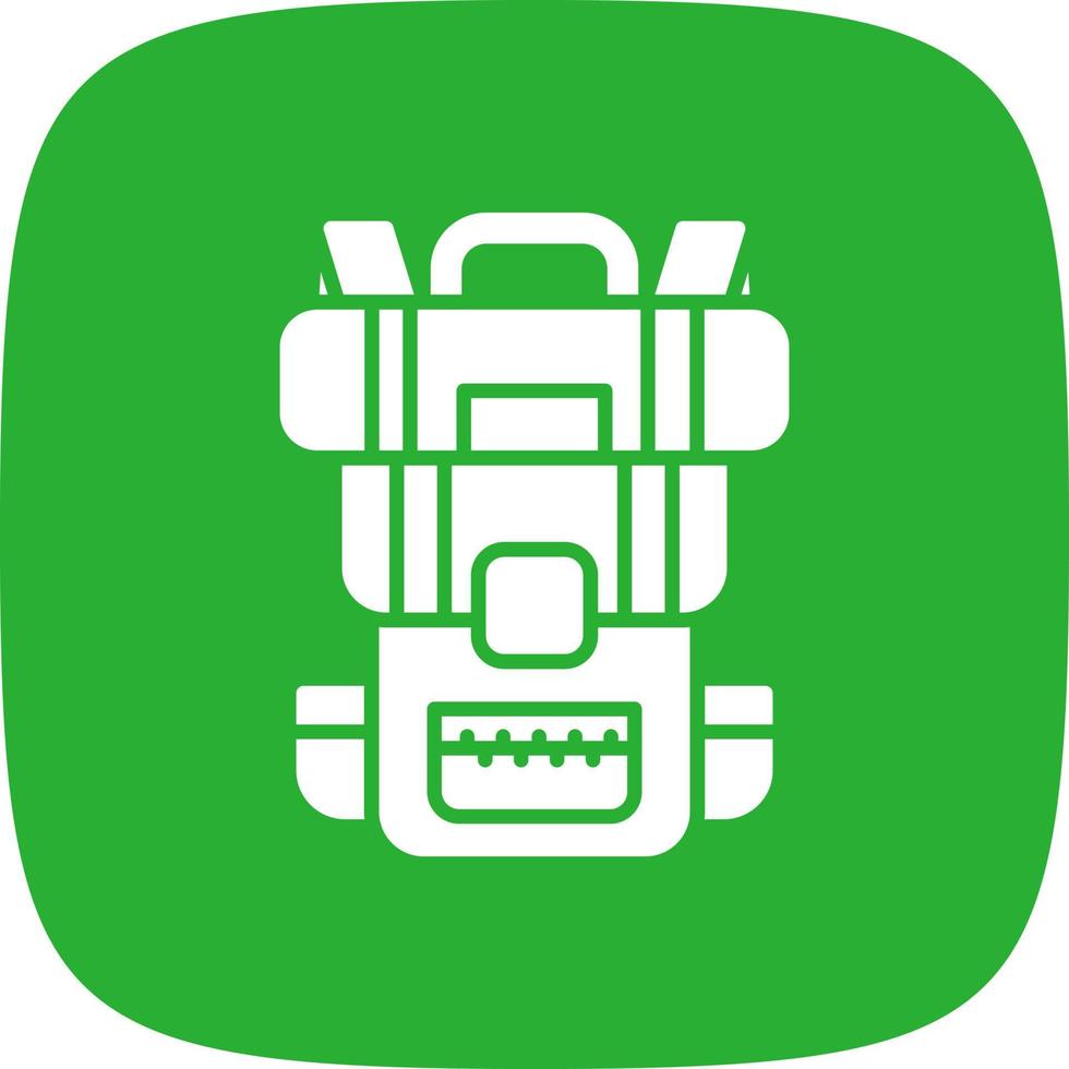 Backpack Creative Icon Design vector