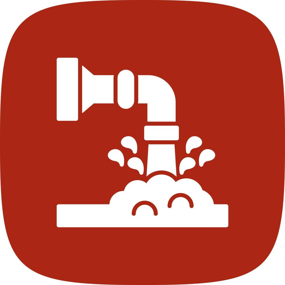 Waste Water Creative Icon Design vector