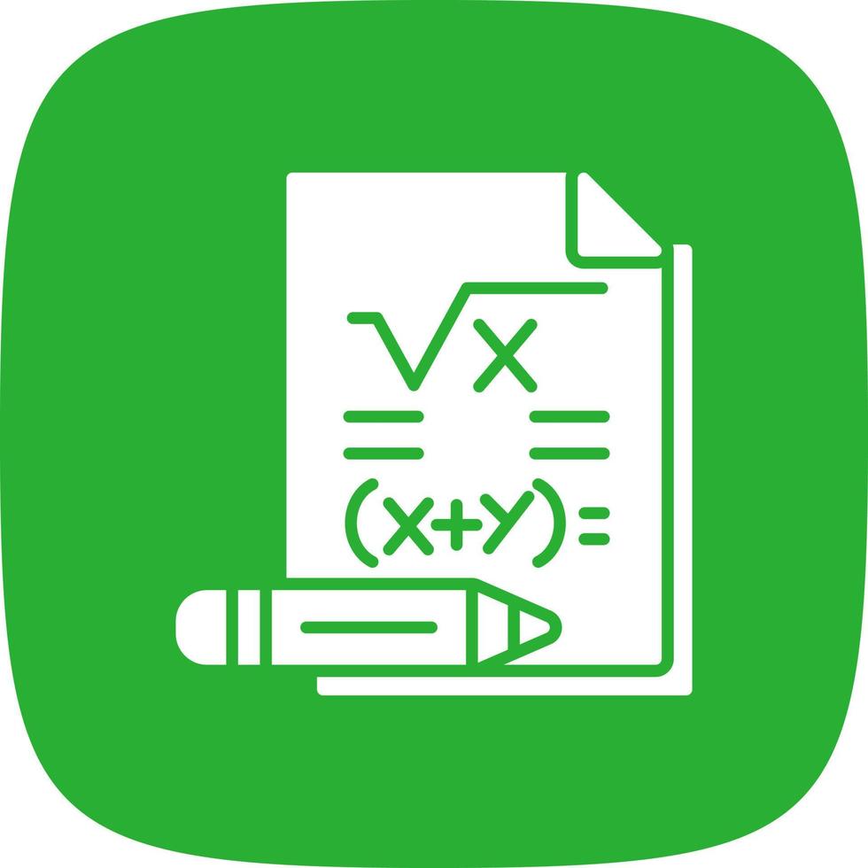 Maths Creative Icon Design vector