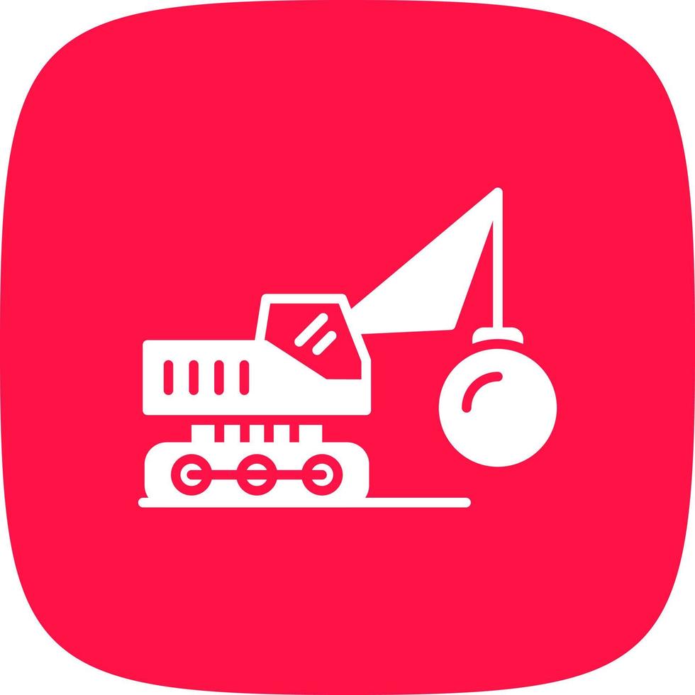 Demolish Creative Icon Design vector