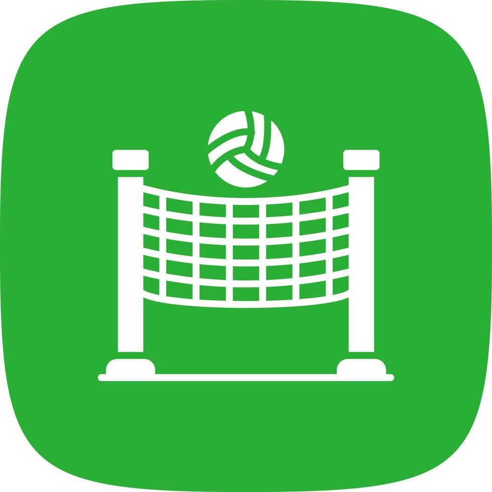Volleyball Creative Icon Design vector