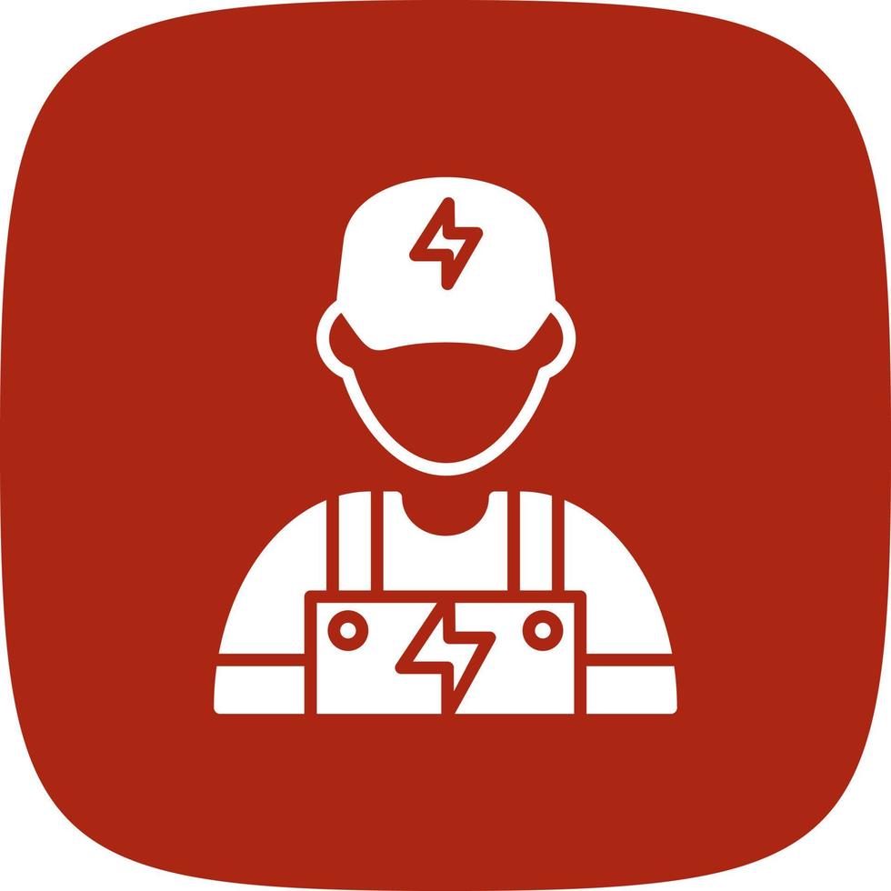 Electrician Creative Icon Design vector