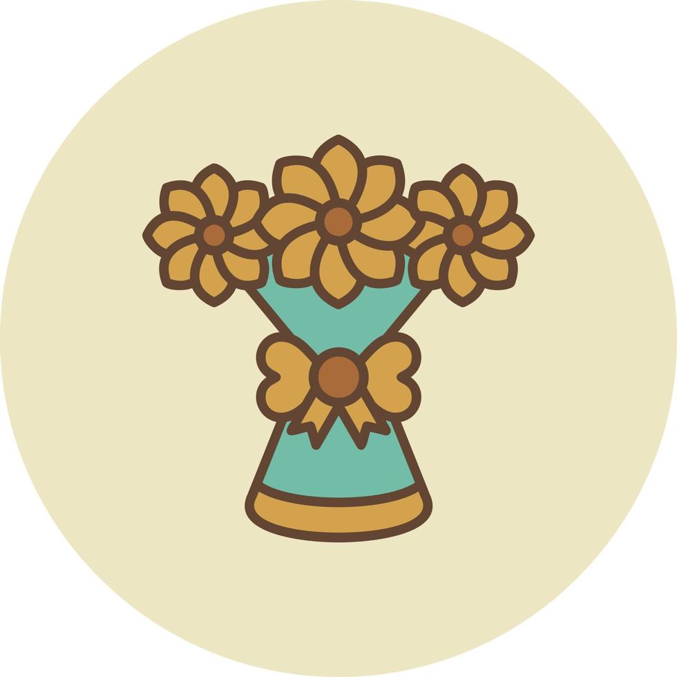 diseño de icono creativo de flor vector