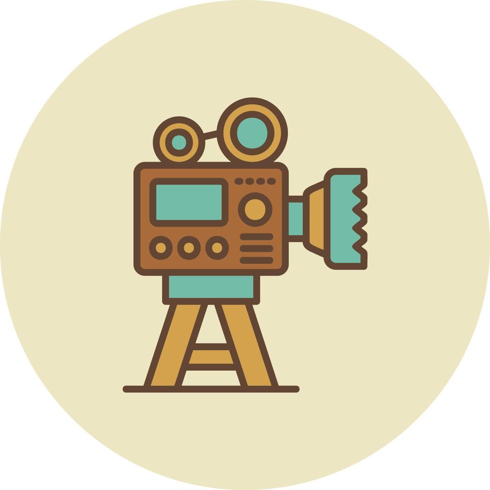 Video Camera Creative Icon Design vector