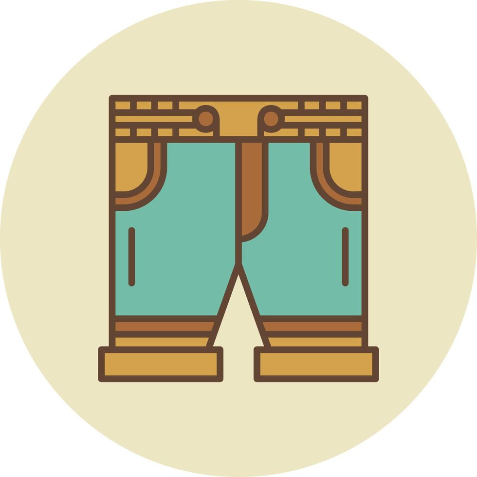 Shorts Creative Icon Design vector