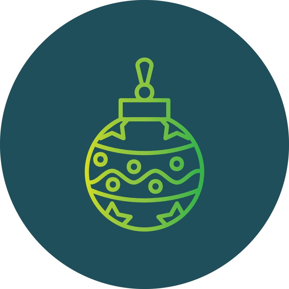 Bauble Creative Icon Design vector