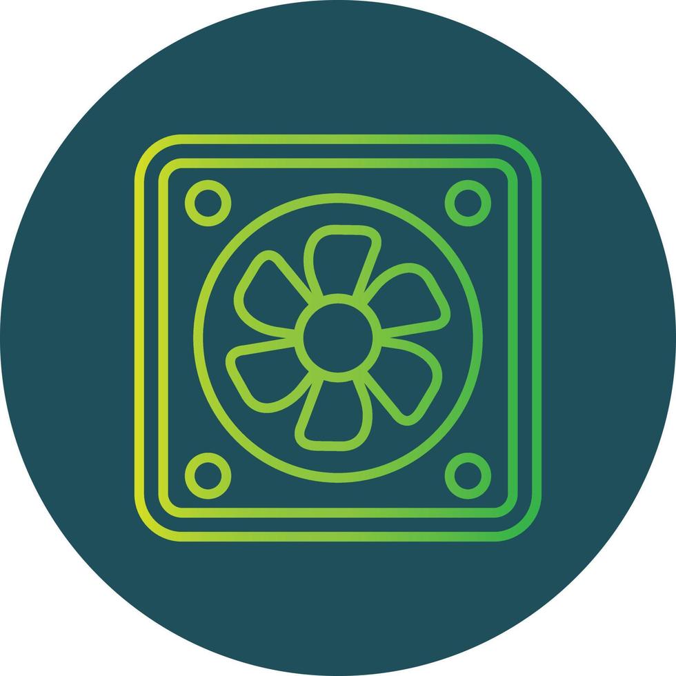 Fan Creative Icon Design vector