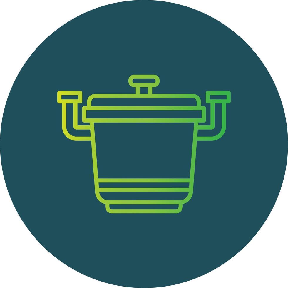 Pot Creative Icon Design vector