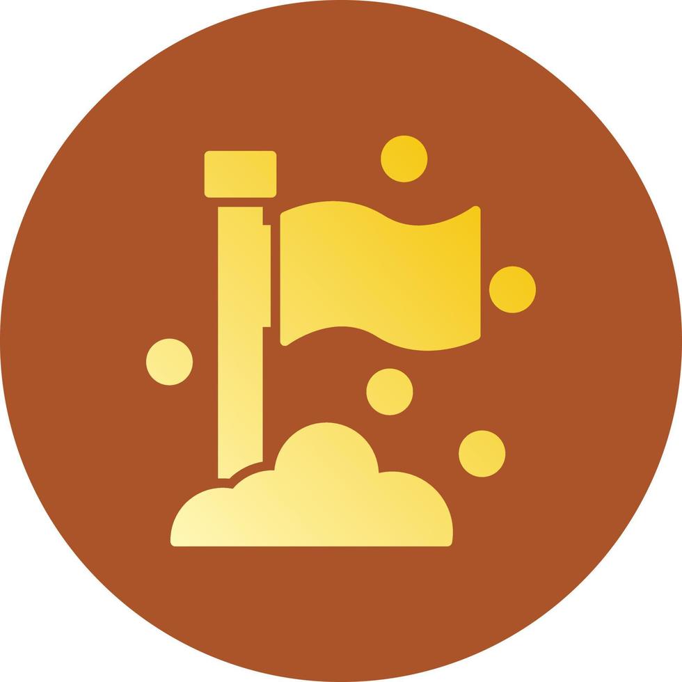 Flag Creative Icon Design vector