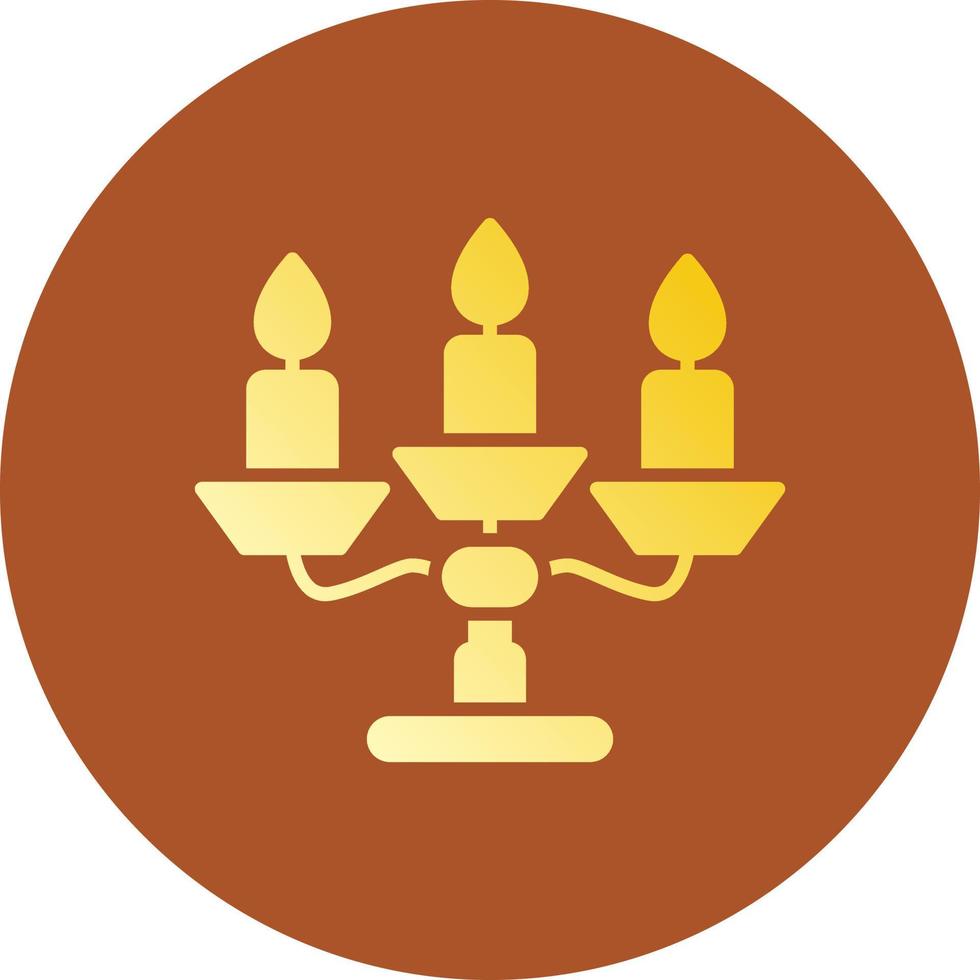 Candelabra Creative Icon Design vector