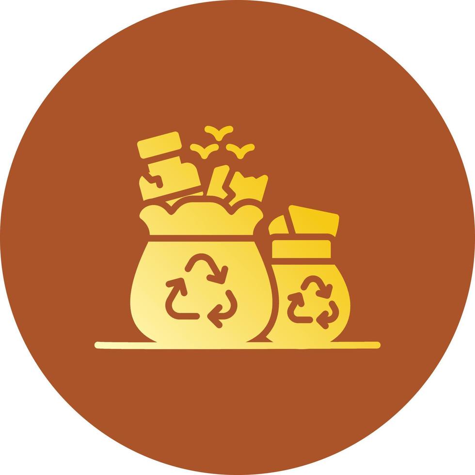 Garbage Creative Icon Design vector