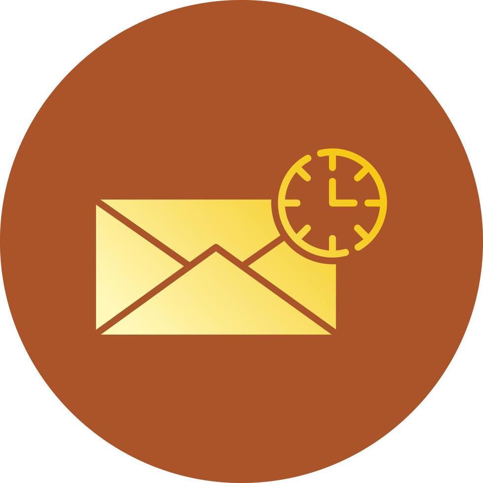 Postpone Creative Icon Design vector