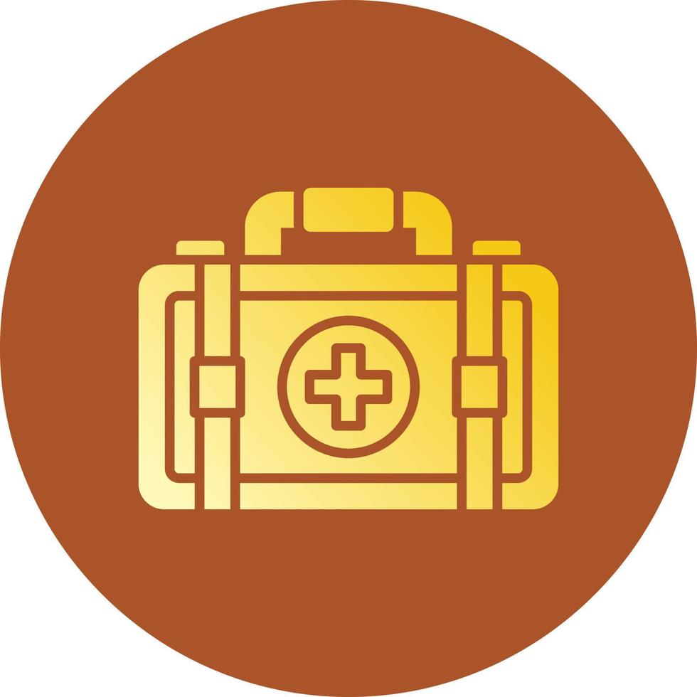botiquín de primeros auxilios diseño de icono creativo vector