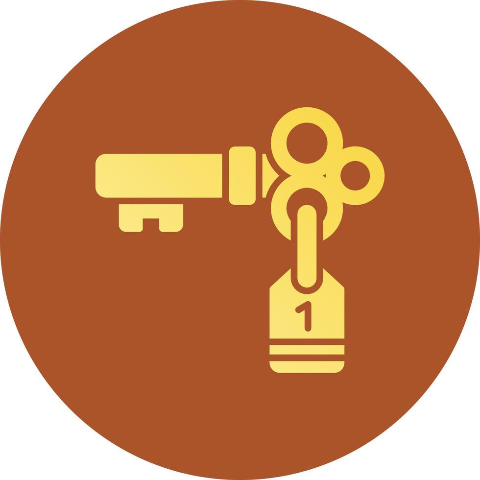 Door Key Creative Icon Design vector