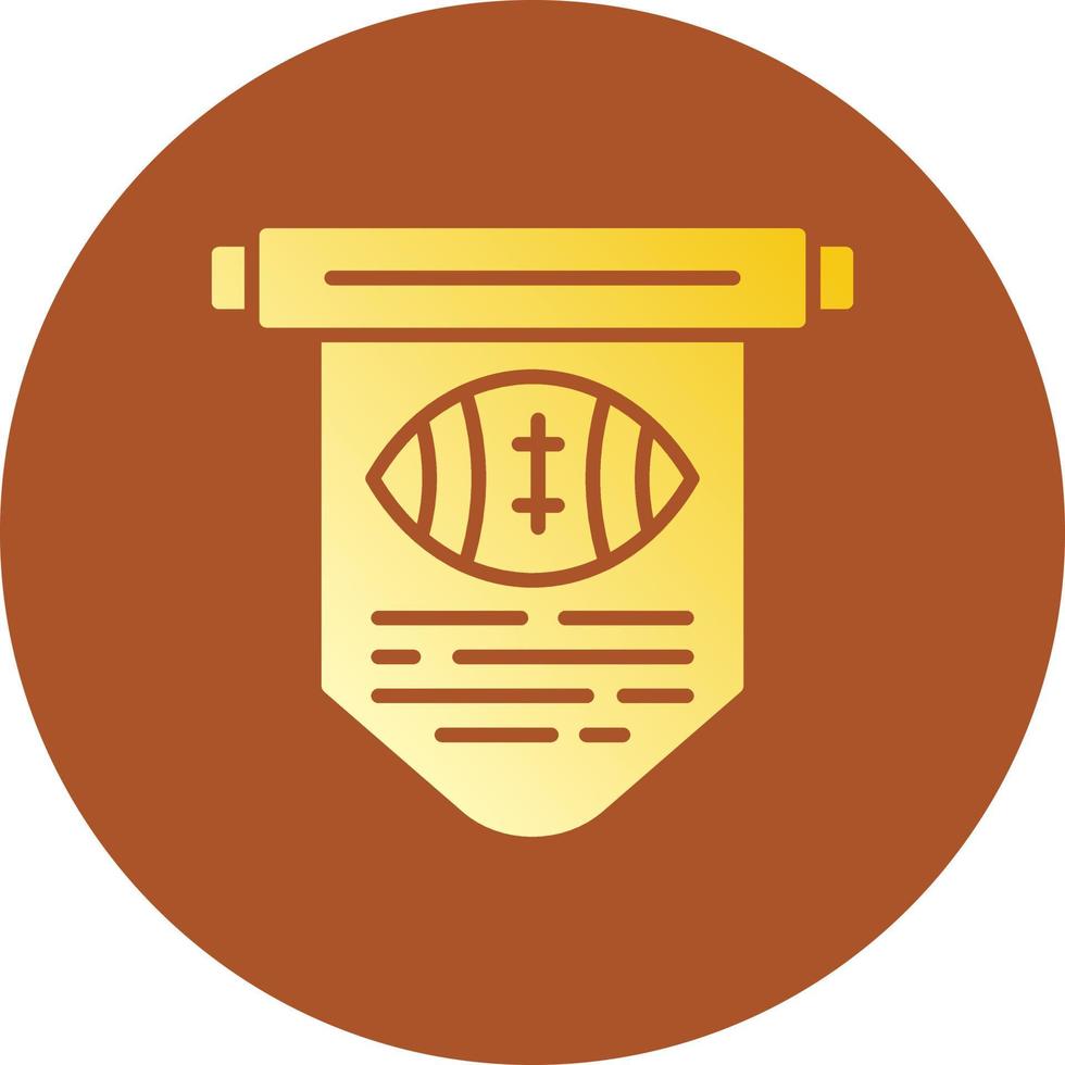 Pennant Creative Icon Design vector